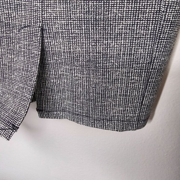 Liverpool 0 Black White Stretch Pencil Skirt Office Career Corporate Academia - Picture 4 of 6